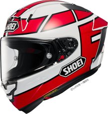 画像1: SHOEIヘルメット X-Fifteen グン TC-1 RED/WHITE (1)