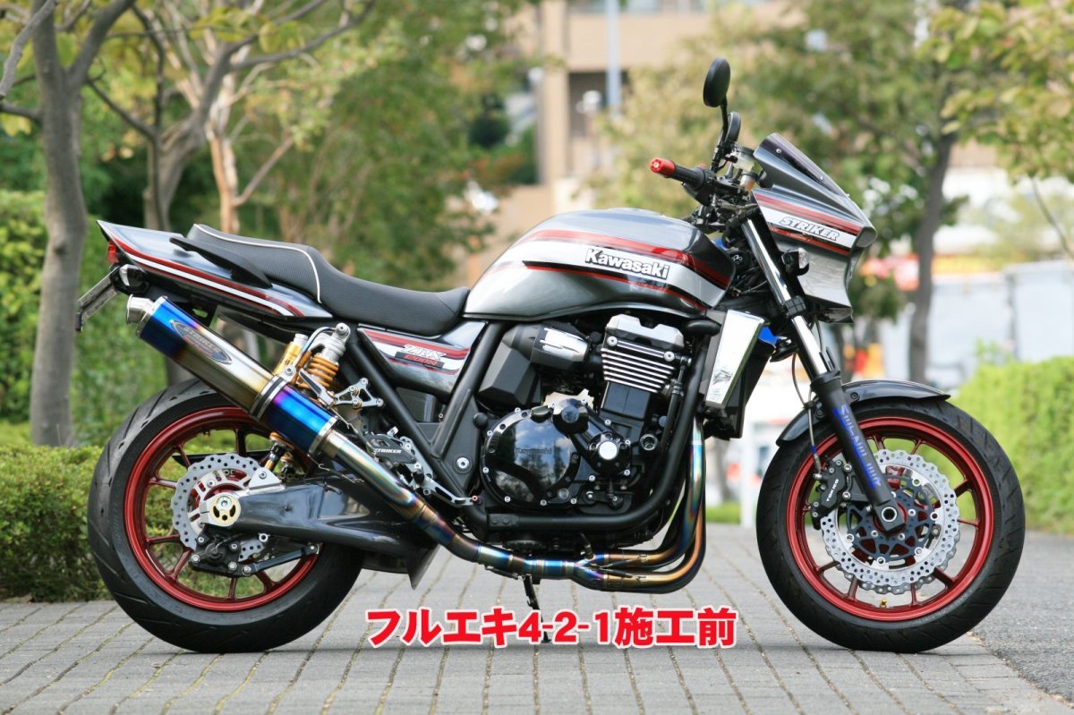 画像2: STRIKER オリジナル高耐熱仕様ブラックコーティング施工【マフラー1Set/エキパイ・集合・テールパイプSet】 (2)