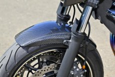 画像2: STRIKER エアロデザイン スペシャルフロントフェンダーType1 カーボン KAWASAKI ZRX1100、ZRX1200R/S、ZRX1200DAEG　※選べ3種類！ (2)