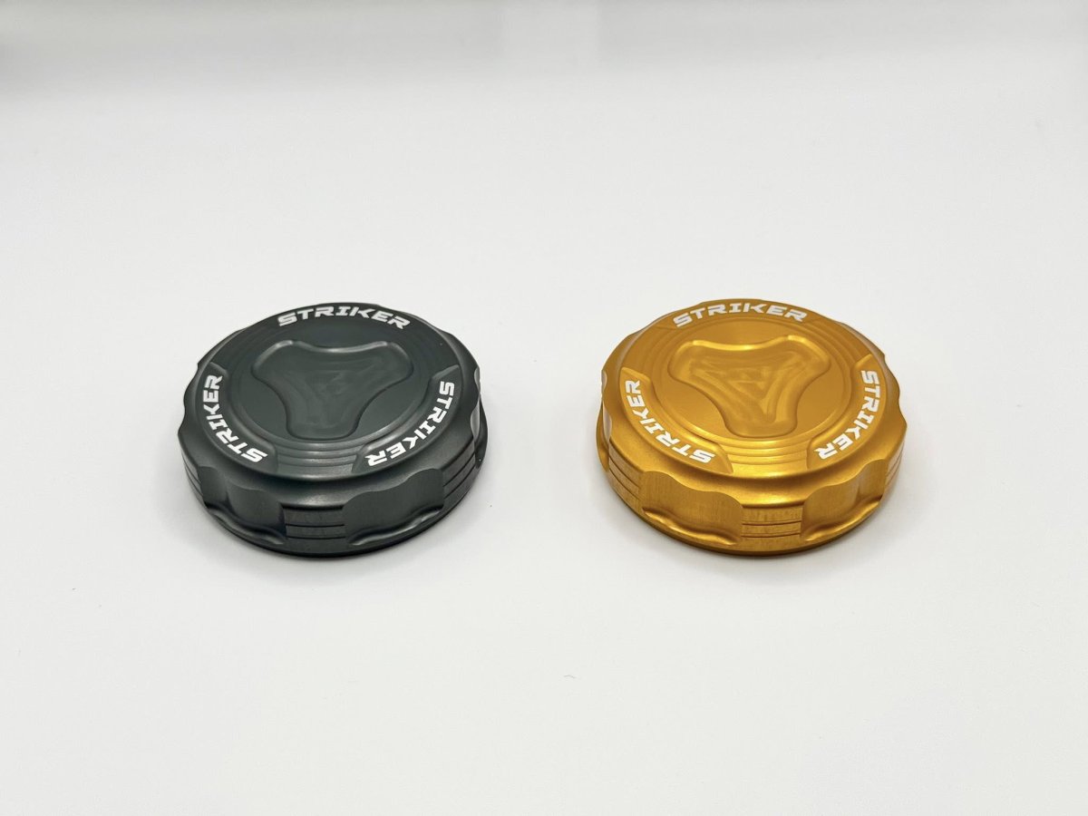 画像4: STRIKER　アルミビレットリザーバータンクキャップ　ブレンボ S15タンク用　選べる4色！ (4)