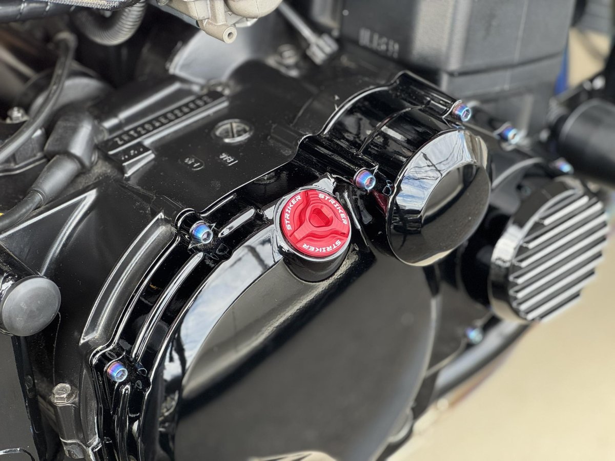 画像7: STRIKER　アルミビレットオイルフィラーキャップ　M30×P1.5　Kawasaki系 (7)