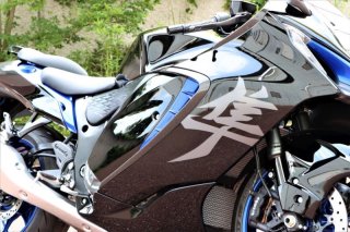 新型隼　3型　ハヤブサ　カーボン調　サイドモール左右セット 新型隼 3型 ハヤブサ カーボン調 サイドモール左右セット - メルカリ