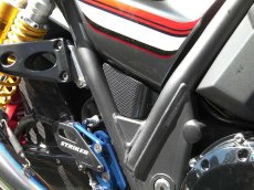 画像1: STRIKER エアロデザイン リザーバータンクカバー KAWASAKI ZRX1100、ZRX1200R/S、ZRX1200DAEG (1)