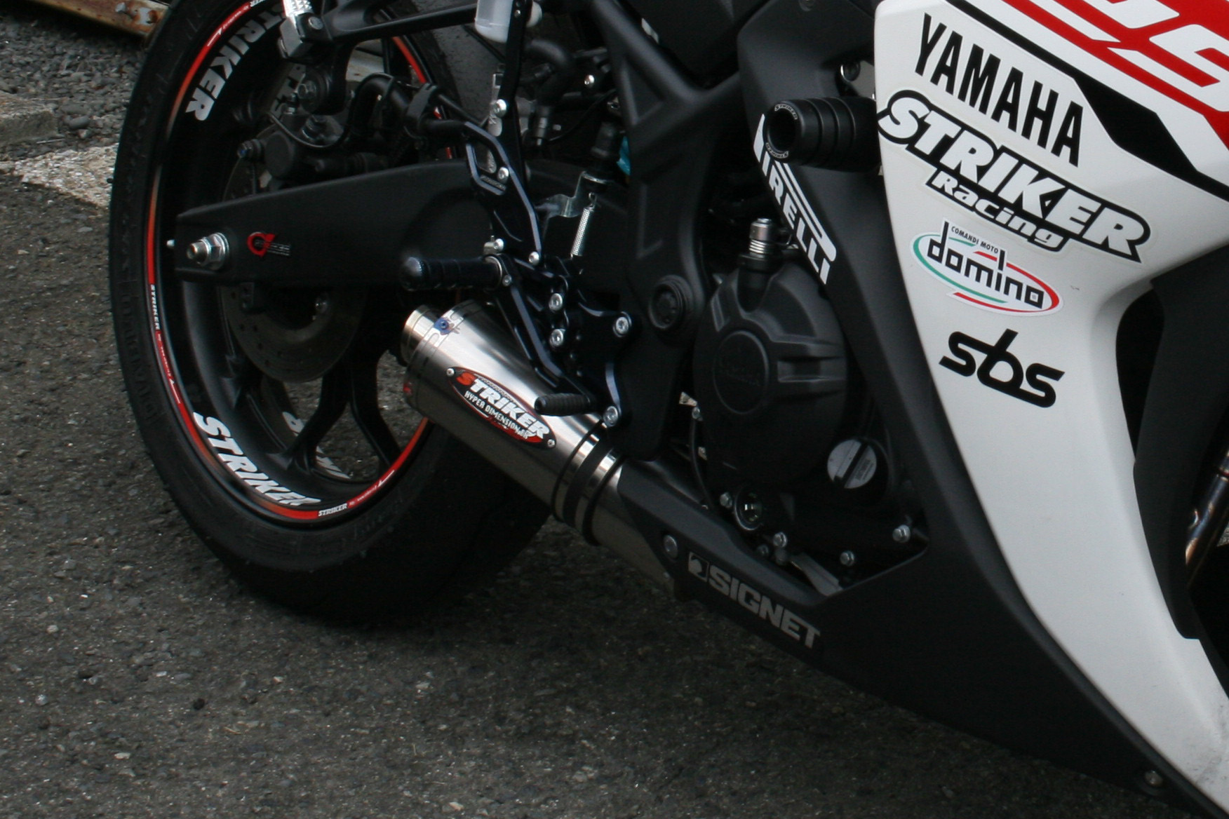 マフラーリペアパーツ　レーシングコンセプトYZF-R25用 リペアサイレンサー 