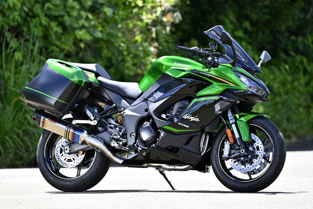 STRIKER INTER MODEL SC FULL EXHAUST OFF-Type B JMCA STDタイプ　Kawasaki `25 Ninja1100SX/SE　純正オプションパニアケース対応！
