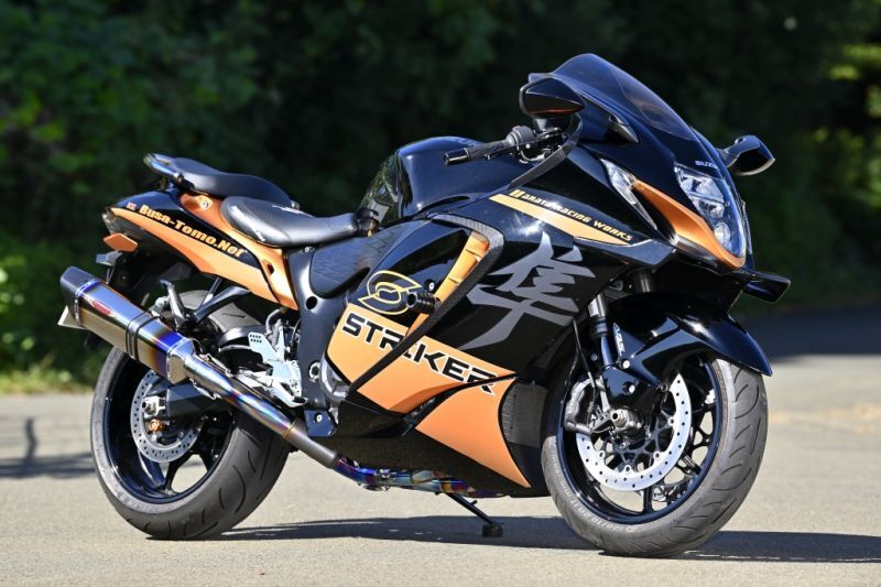 画像1: STRIKER INTER MODEL SC FULL EXHAUST OFF-Type B JMCA 4-2-1 STD シングル　SUZUKI `22〜 Hayabusa (3型) (1)