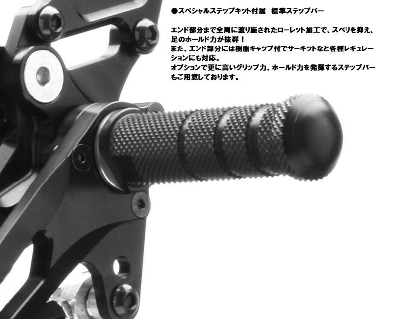 STRIKER SPECIAL STEP KIT 4ポジション HONDA CBR650R / CB650R - ストライカーオンラインショップ